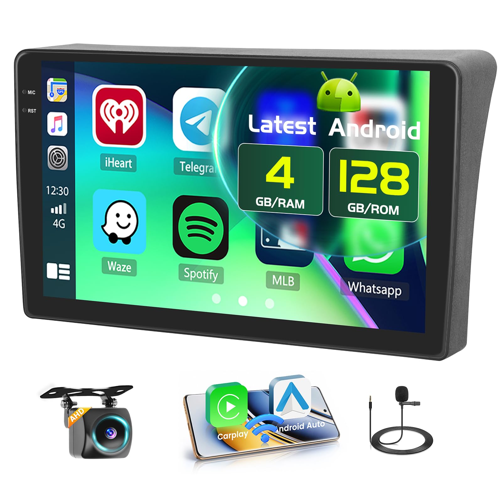 Amazon.com: Fuluku 4+128GB Android 15 Car Stereo for Nissan